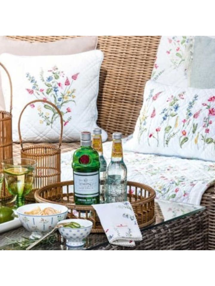 Greengate Stoffserviette mit Spitze HANNAH Weiß mit Blumen günstig kaufen onesize