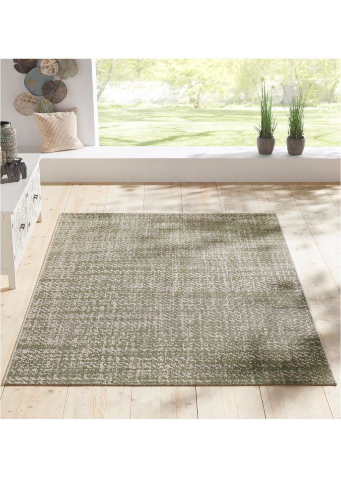 In- und Outdoor Teppich mit Strukturmusterung