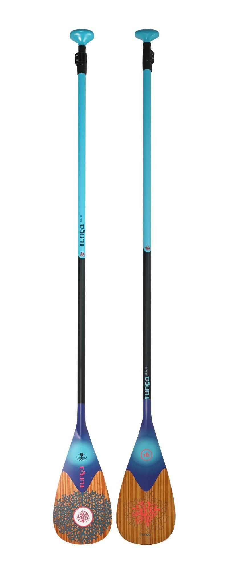 Runga-Boards Paruru Carbon Vario-Paddel Stand Up Paddling SUP SUP-Paddel, (Runga Paruru Carbon Vario-Paddel, 1-St)