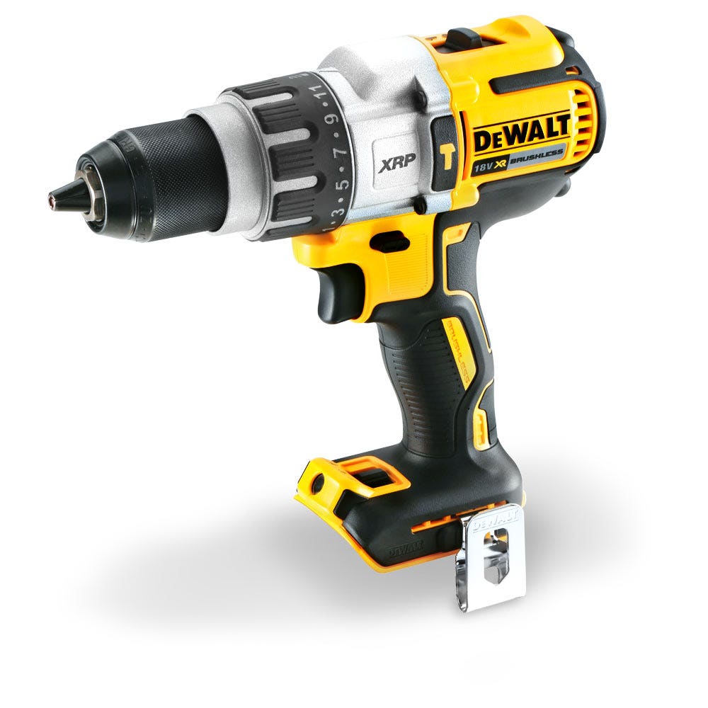 Conjunto de Furadeira de Impacto sem Escova DEWALT 18V com 2 Baterias de 5,0 Ah e Rosca de 13mm DCD996P2-XE