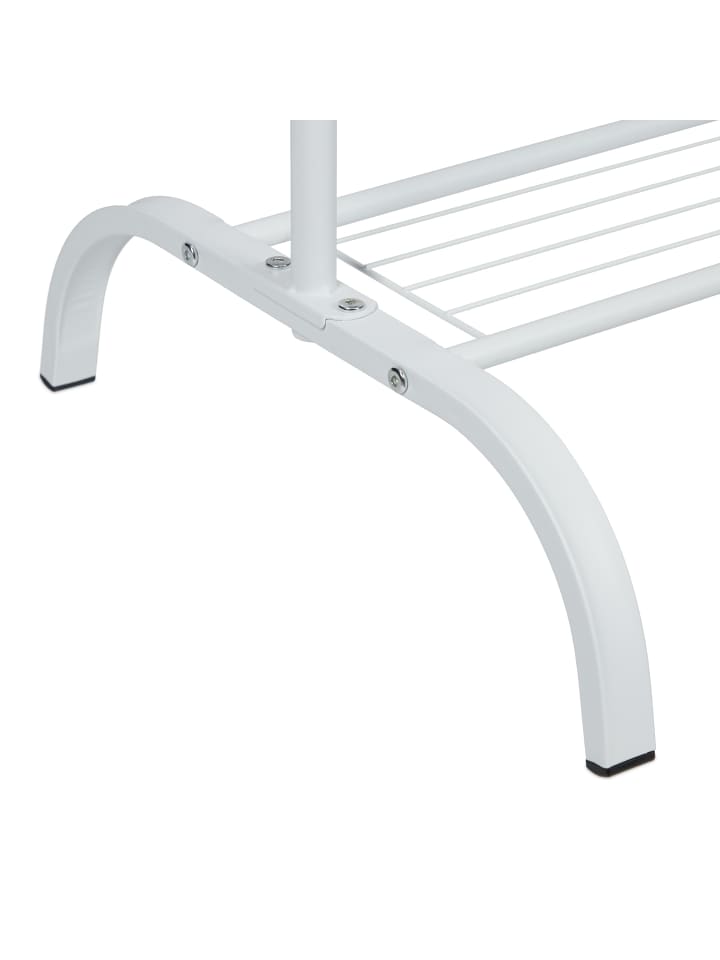 relaxdays Kleiderständer in Weiß - (B)90 x (H)139 x (T)44 cm günstig kaufen onesize
