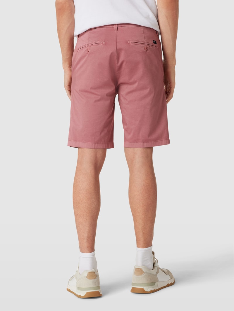 Bermudas mit seitlichen Eingrifftaschen in pink