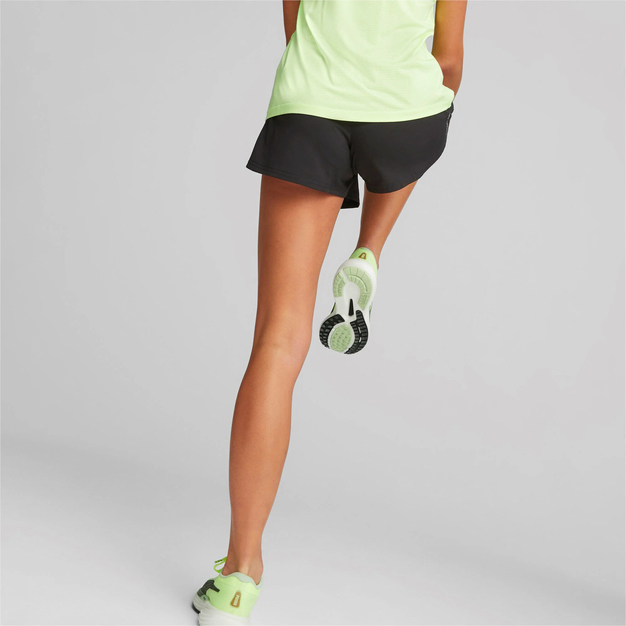 Run Woven 3in Shorts Damen - Schwarz