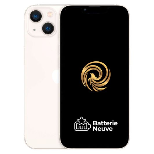 APPLE iPhone 13 128 Gb wit reconditionné Grade ECO nieuwe batterij