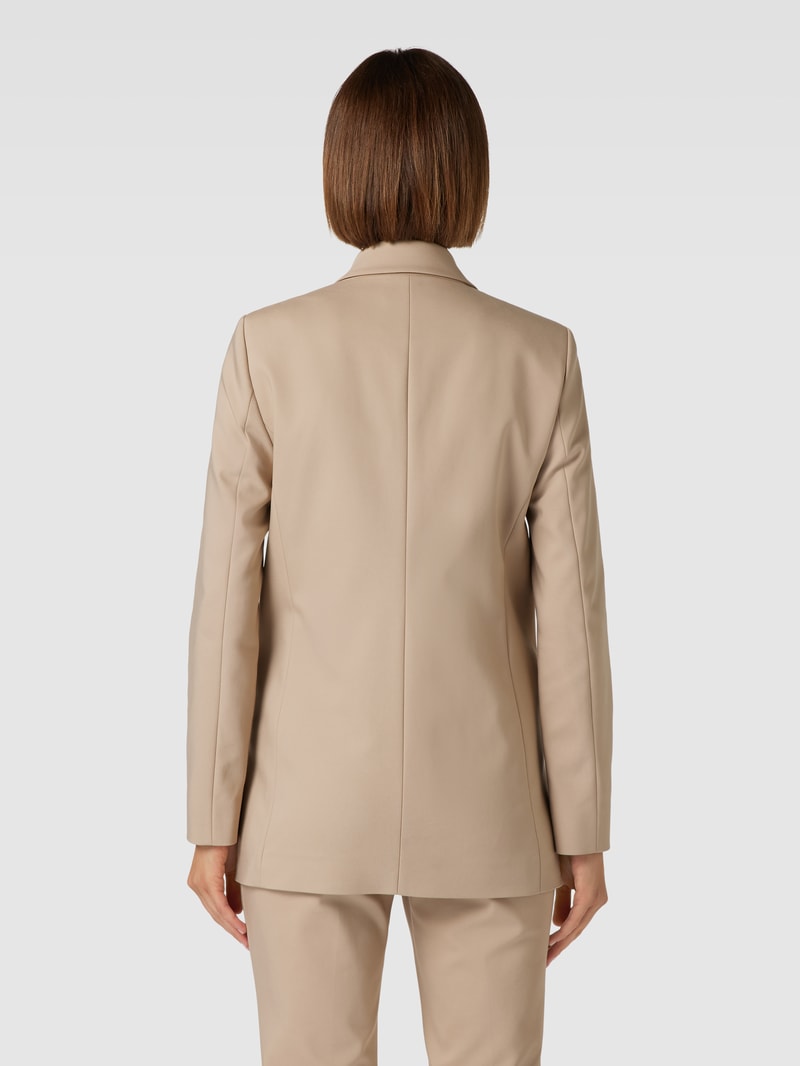 Blazer mit Reverskragen in sand