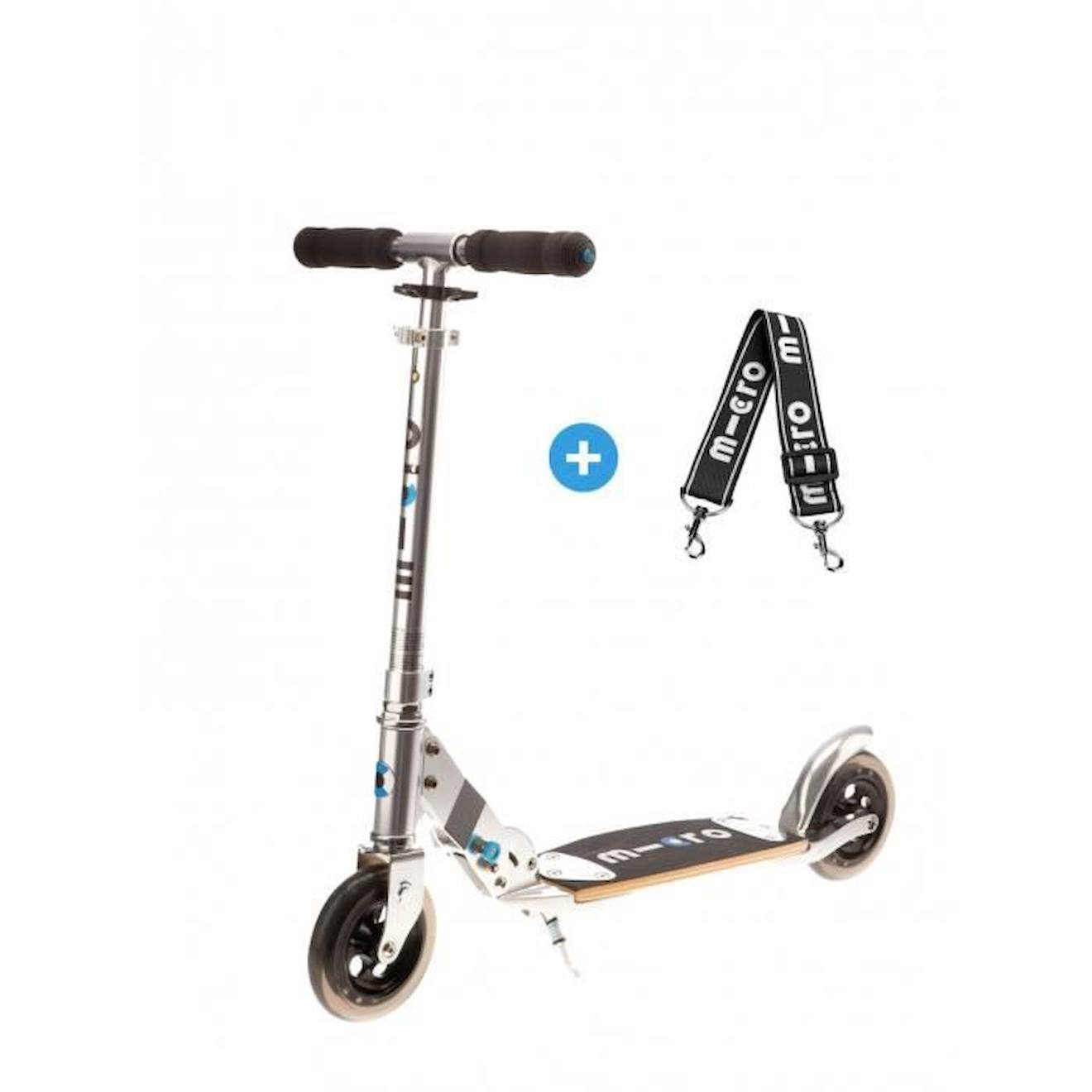 Trottinette pliable Adulte – Micro Flex Alu blanc