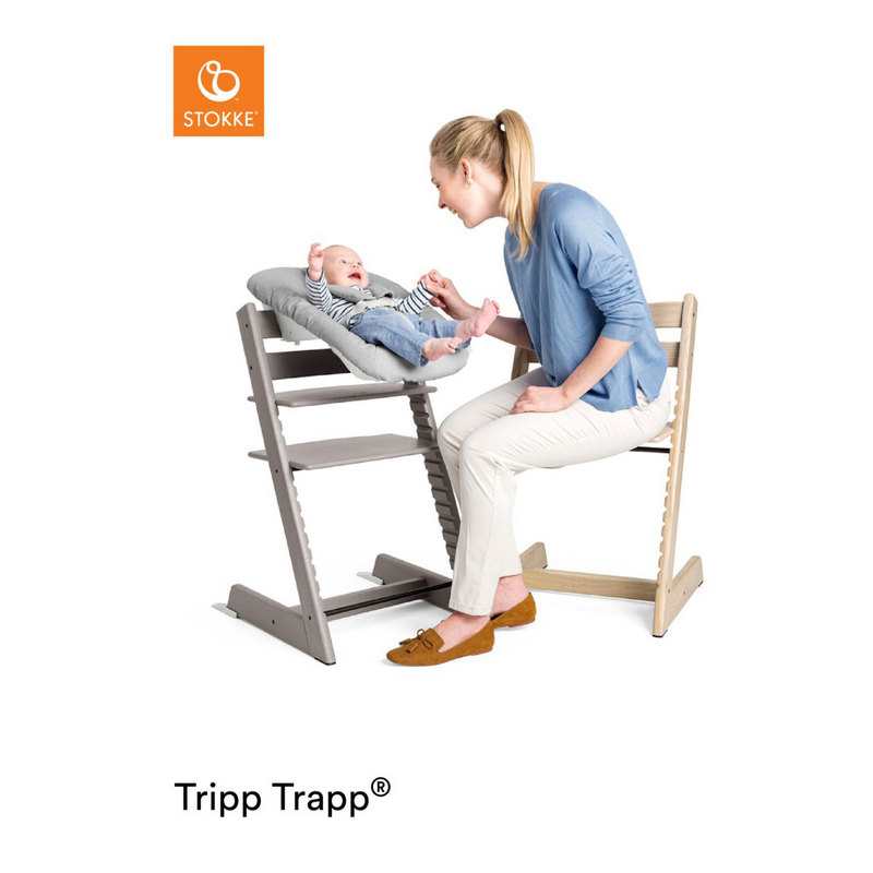 Chaise haute Tripp Trapp gris tempête Stokke