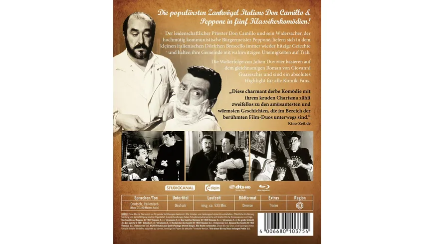 Don Camillo & Peppone Edition  [5 BRs]