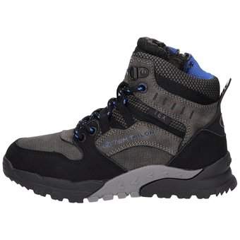 Tom Tailor Schnür Boots in schwarz