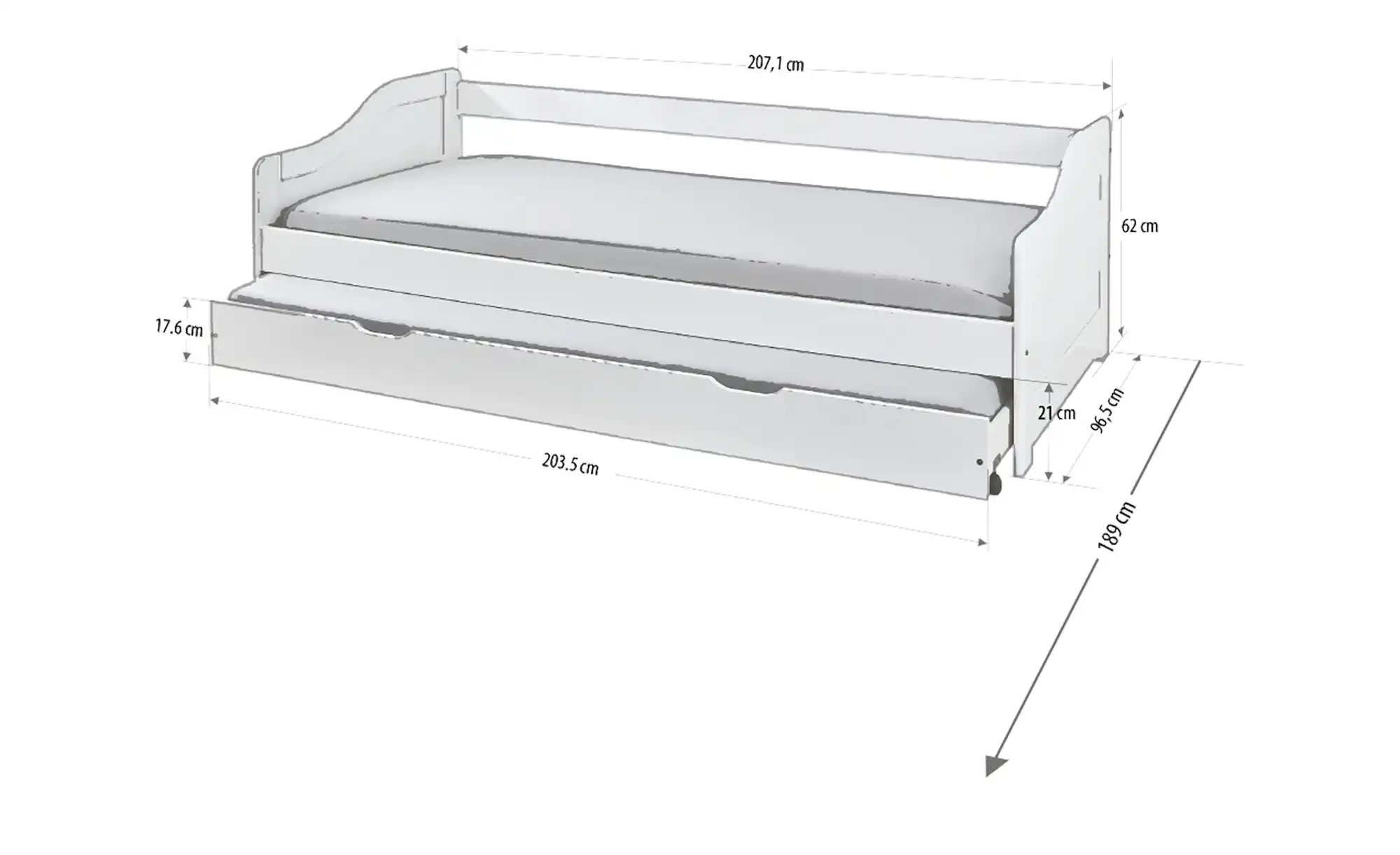 Funktionsbett Leonie