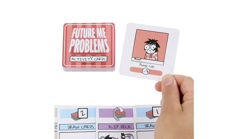 Mattel Games Future Me Problems Kartenspiel, Familienspiel