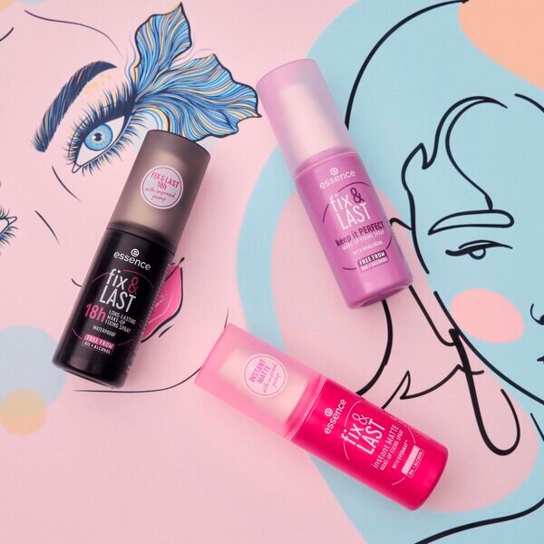 Essence Fix & Last 18H dolgoobstojen fiksirni sprej za ličila 50 ml