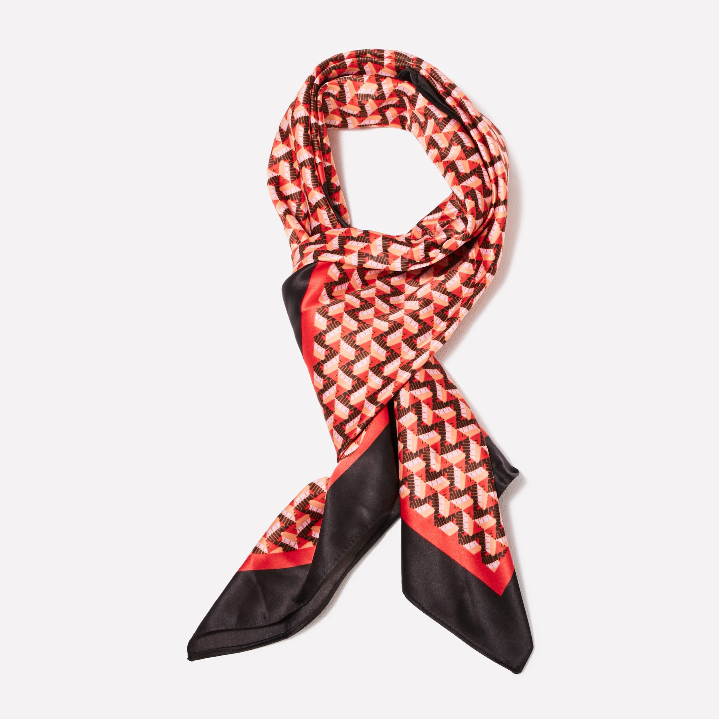 Foulard carré rouge femme | Cache Cache