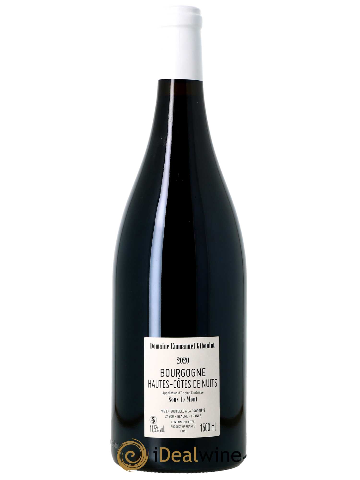 Hautes Côtes de Nuits Sous le Mont Emmanuel Giboulot (Domaine)  2020 - Lot de 1 Magnum