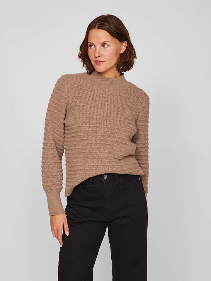 Vila Pullover in Braun günstig kaufen