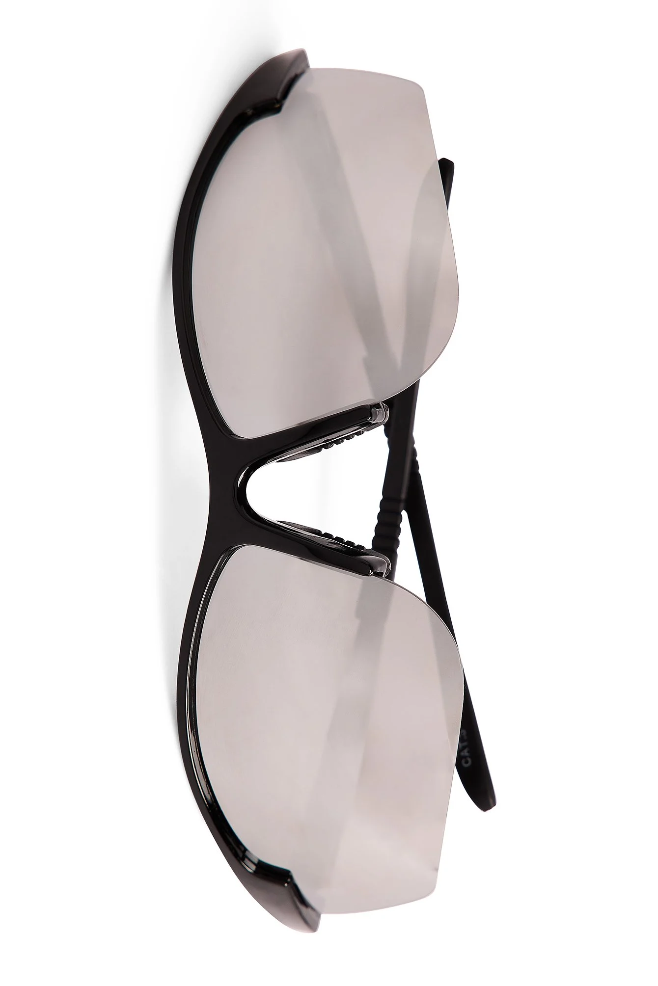 Wickelsonnenbrille mit halbem Rahmen