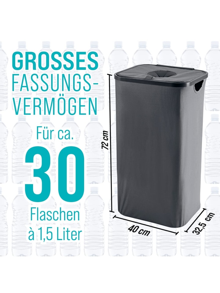 EASYmaxx EASYmaxx Pfandflaschen-Sammelbehälter, 100 l - 2 Tragetaschen & Klettverschluss günstig kaufen onesize