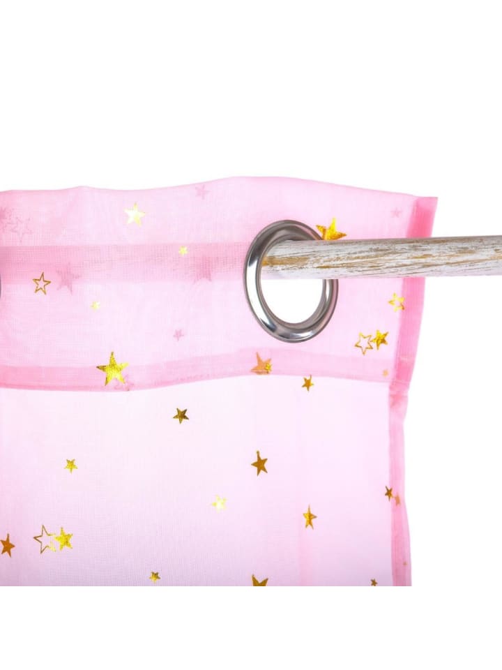 Atmosphera Créateur d'intérieur Fenstervorhang in rosa günstig kaufen onesize
