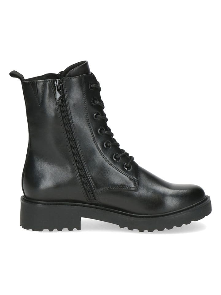 Caprice Leder-Boots in Schwarz günstig kaufen