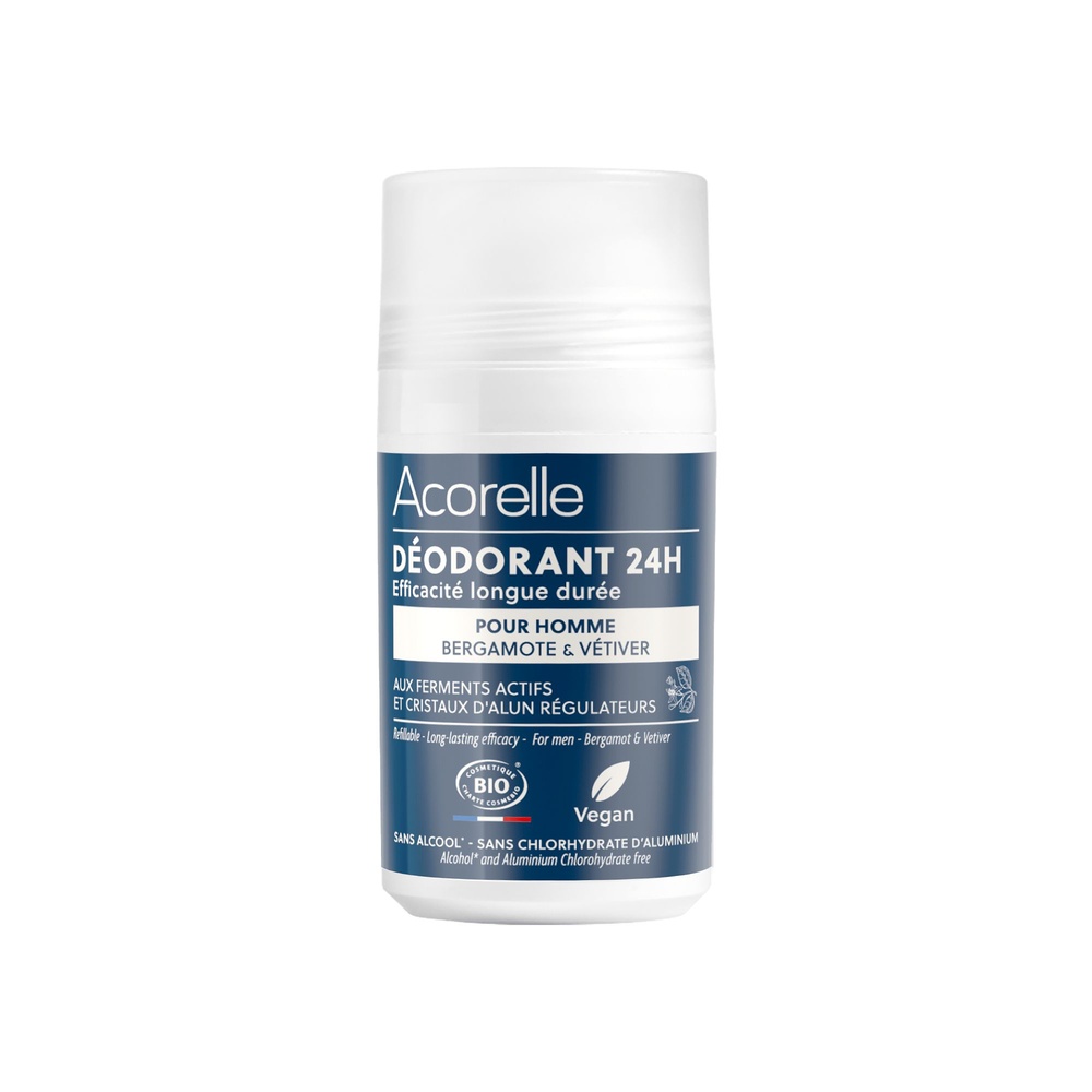 acorelle Déodorant roll-on 24h efficacité longuedurée - Pour Hommes 50 ml Déodorant