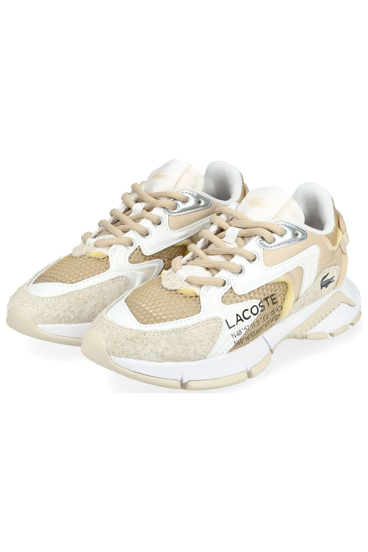 Lacoste  Sneaker - Beige - Flacher Absatz