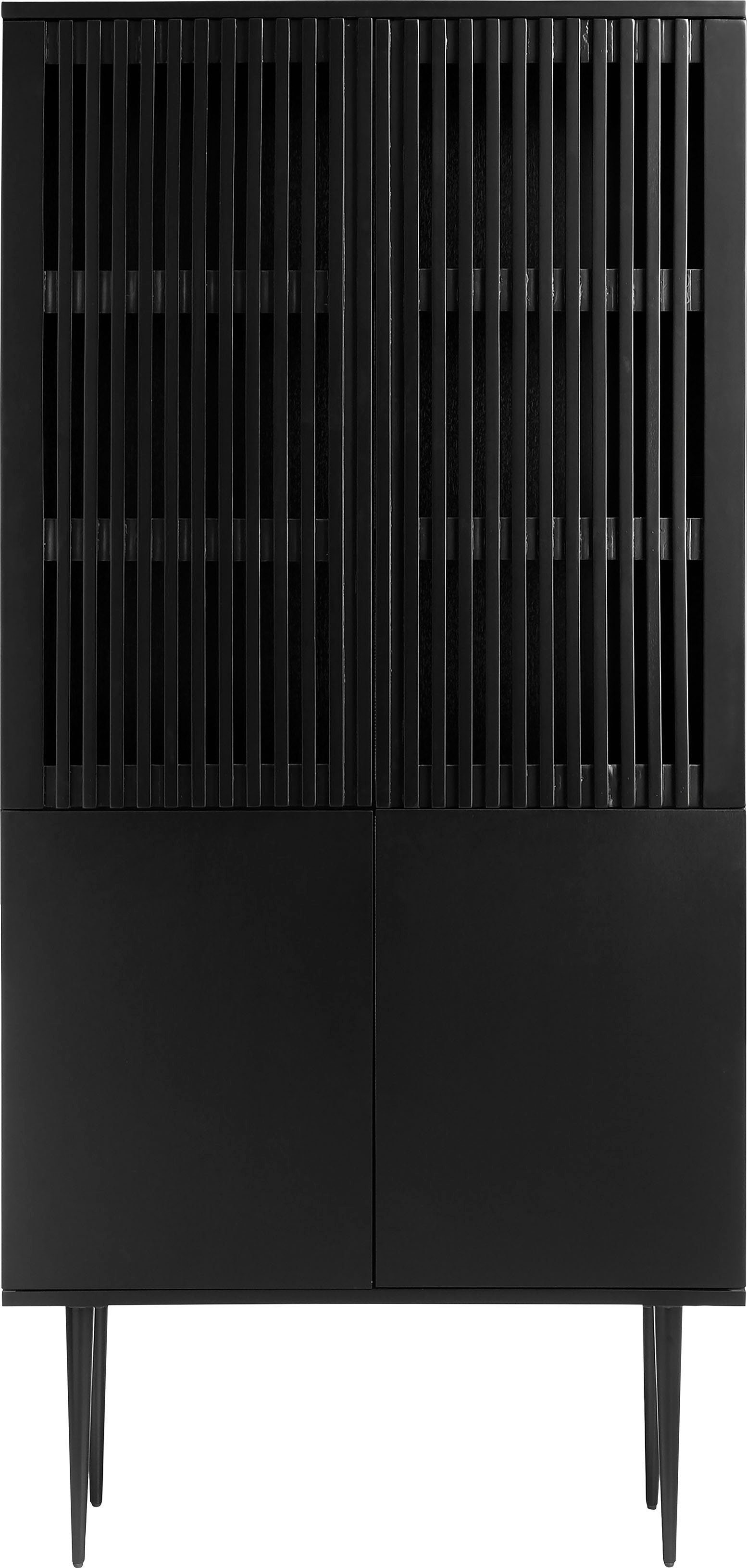 Places of Style Highboard Saltaire, In modernem Design, Ganzmetall-Scharniere