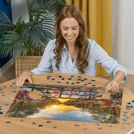 Puzzle 1000 Teile - Fahrräder in Amsterdam