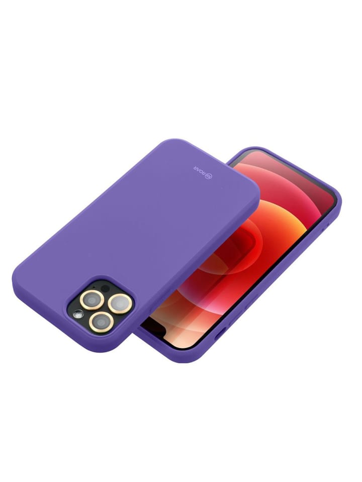 COFI 1453 Bumper Handyhülle Case weiche Silikonhülle kompatibel mit in Lila günstig kaufen S