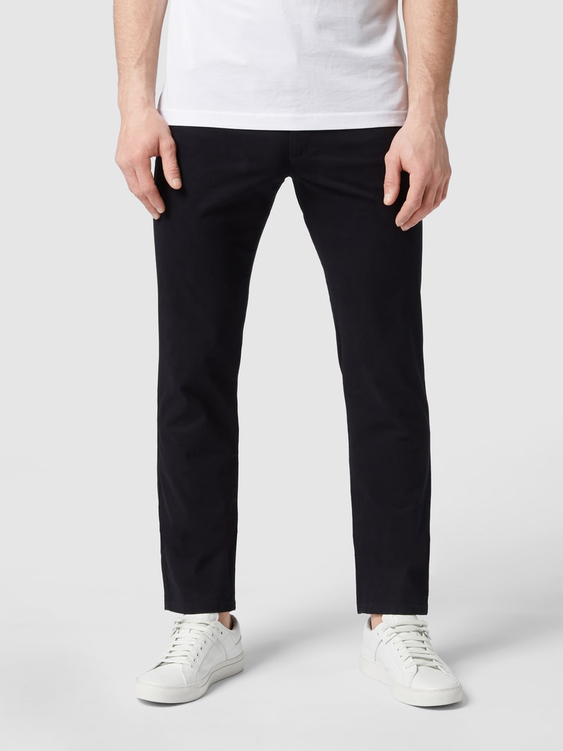 Chino mit Stretch-Anteil Modell '3020' in marineblau
