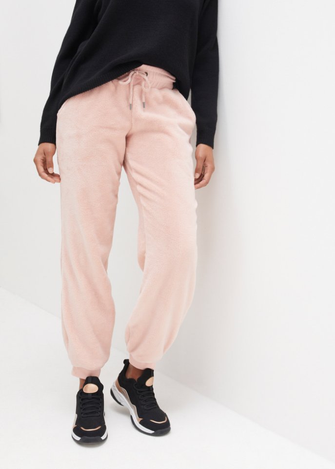Fleece Jogginghose mit Bündchen