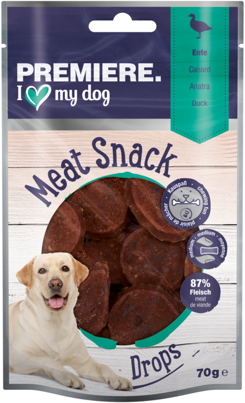 PREMIERE Snacks PREMIERE Meat Drops 6x70g Ente