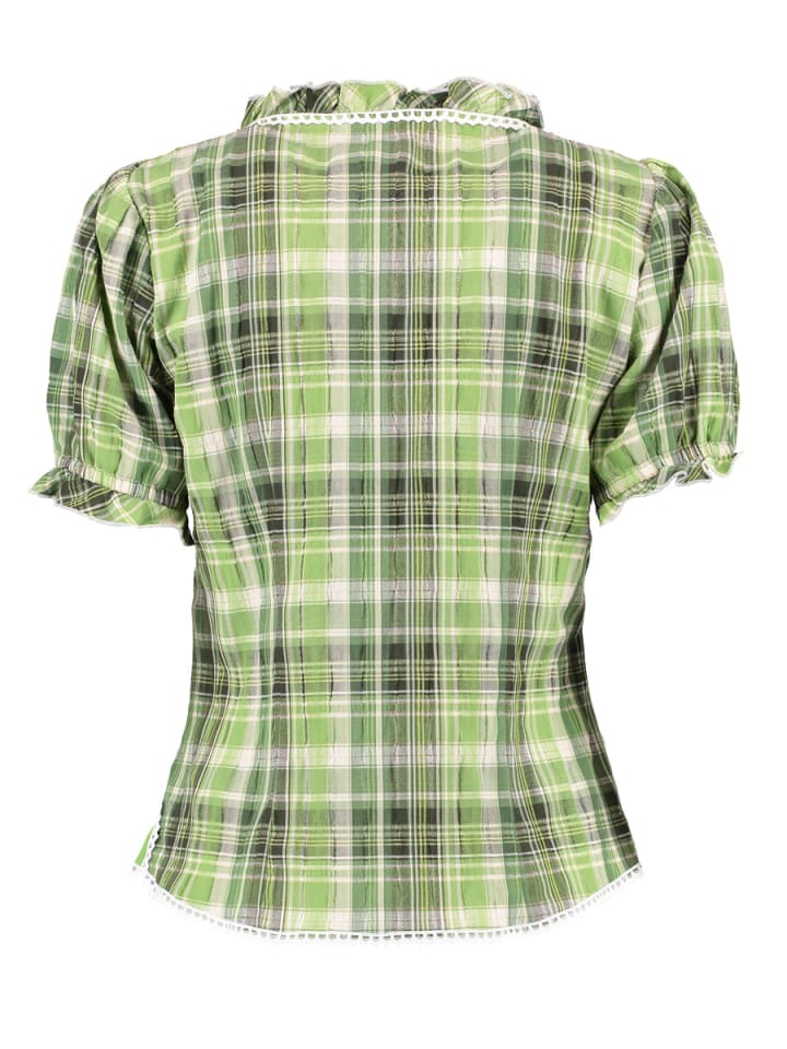 OS-Trachten Trachtenbluse Klosy in giftgrün günstig kaufen