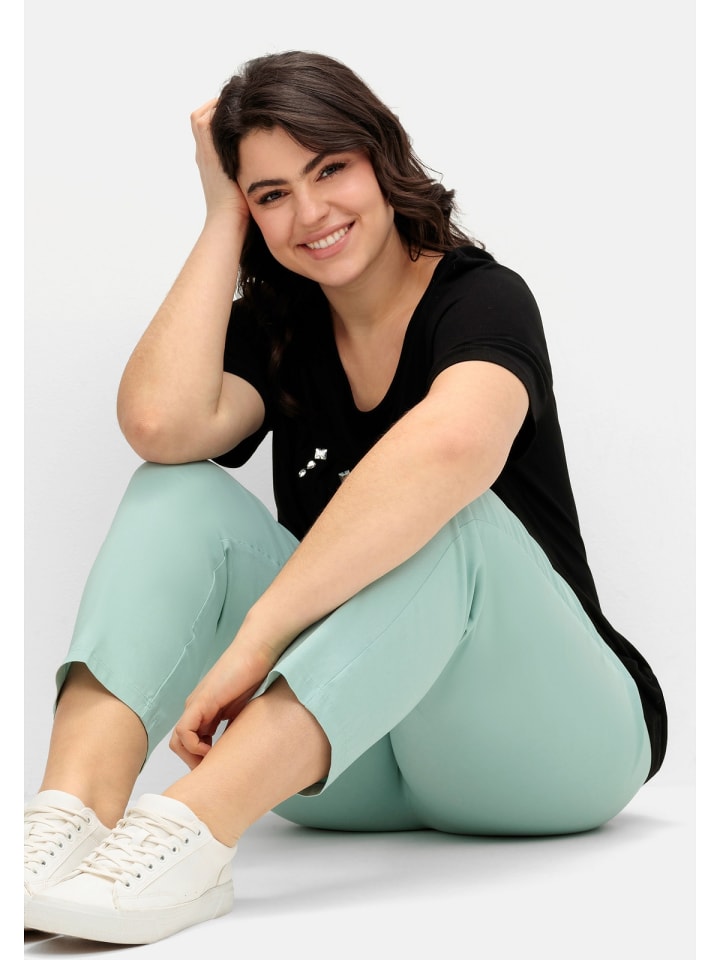 sheego Bengalin-Schlupfhose in mint günstig kaufen