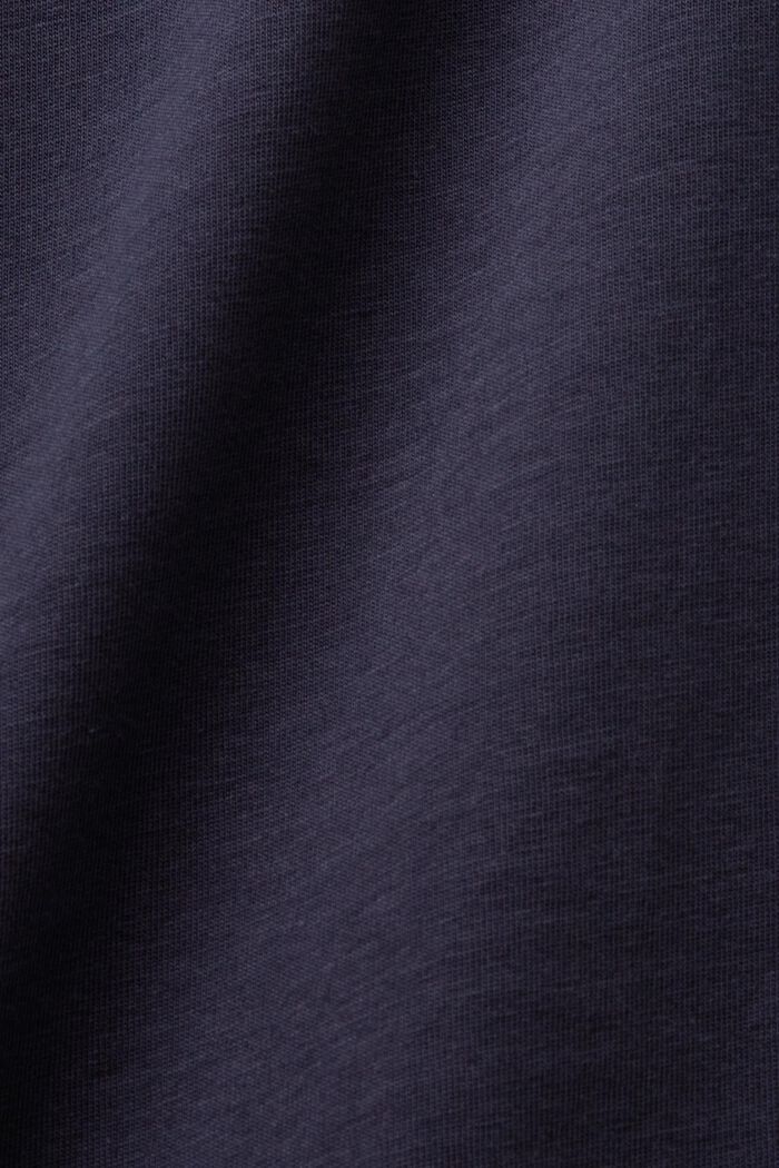 T-Shirt mit Strukturmix, 100 % Baumwolle
