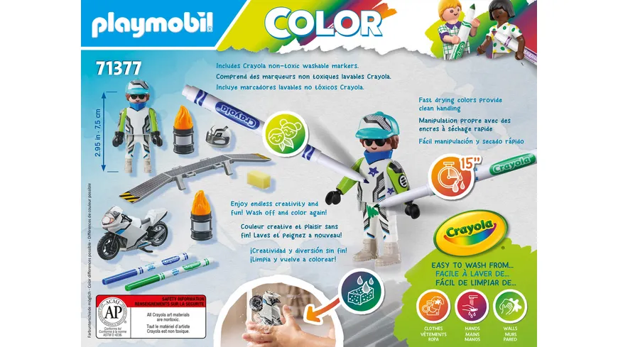 PLAYMOBIL 71377 - COLOR - Motorrad