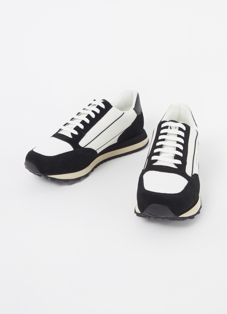 Adidasy Armani Exchange z detalami ze zamszu
