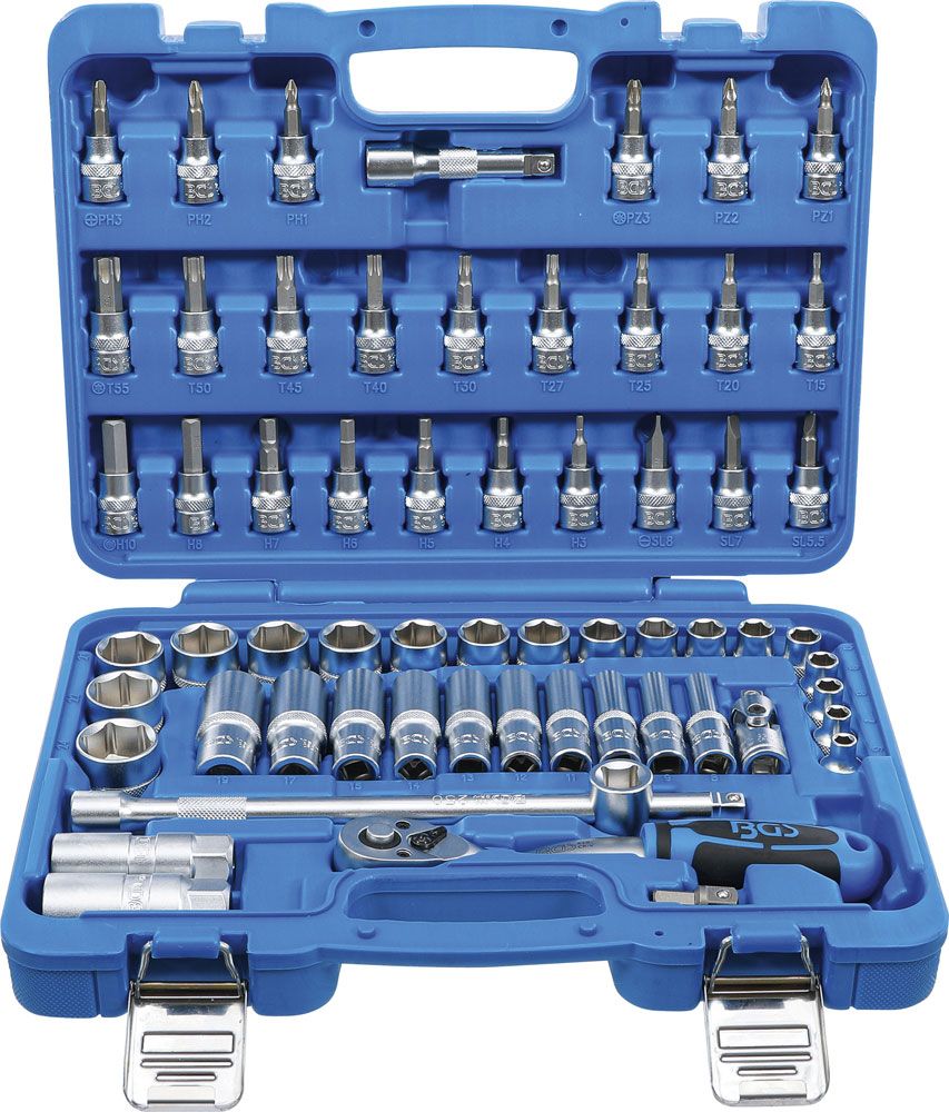 BGS technic Steckschlüssel-Satz Sechskant 3/8