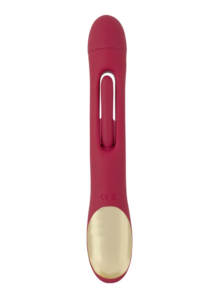 Sweet Smile Rabbitvibrator Rabbit Vibrator with G-Spot Stimulation in rot günstig kaufen 24 cm