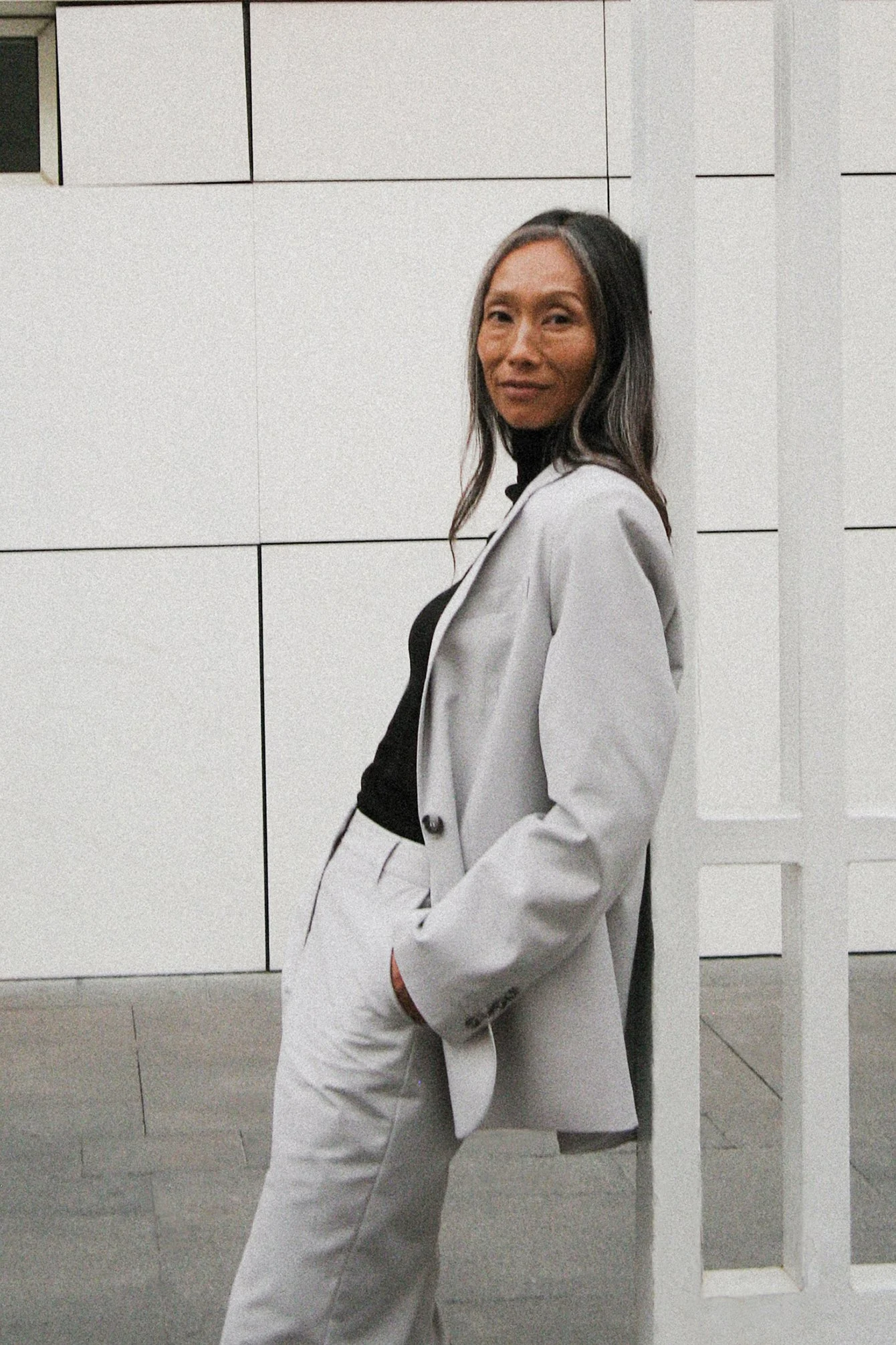 Taillierter Blazer mit Oversized-Passform
