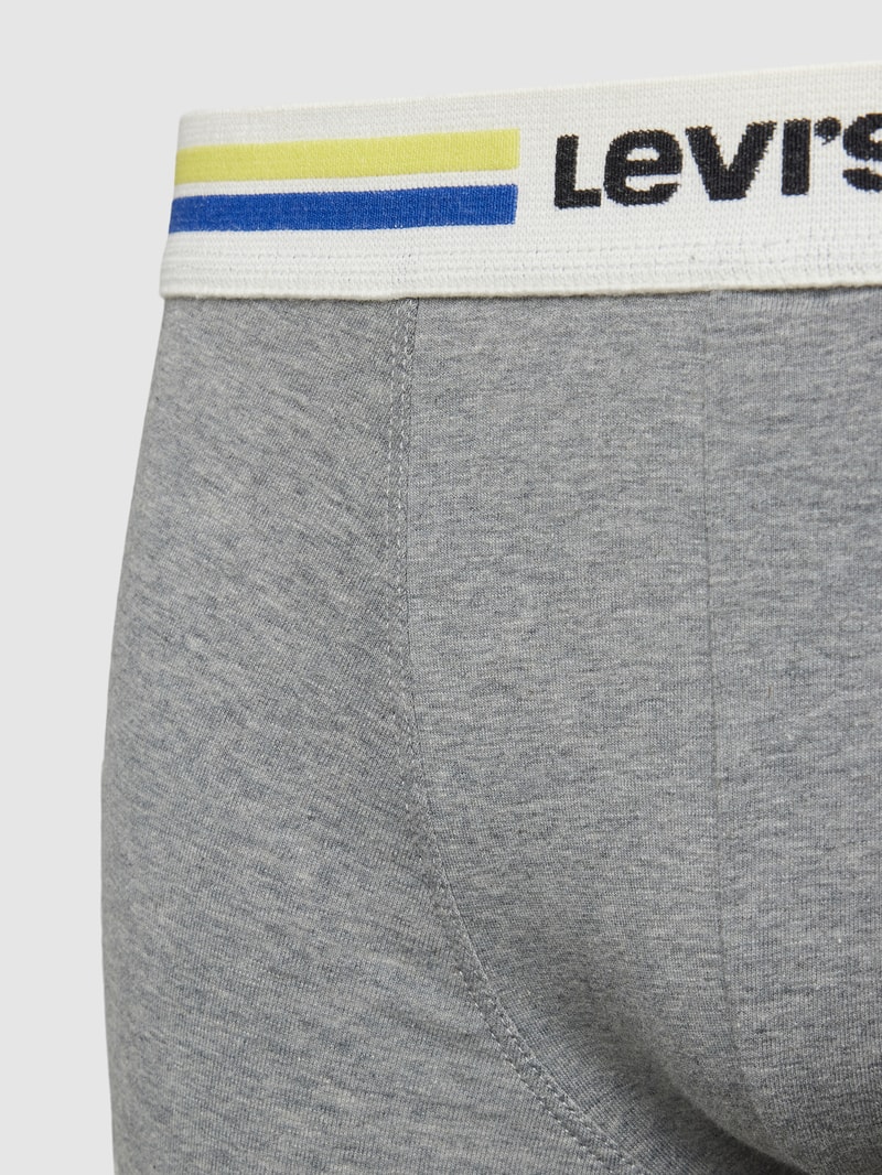 Boxershorts mit Label-Bund im 2er-Pack in marineblau