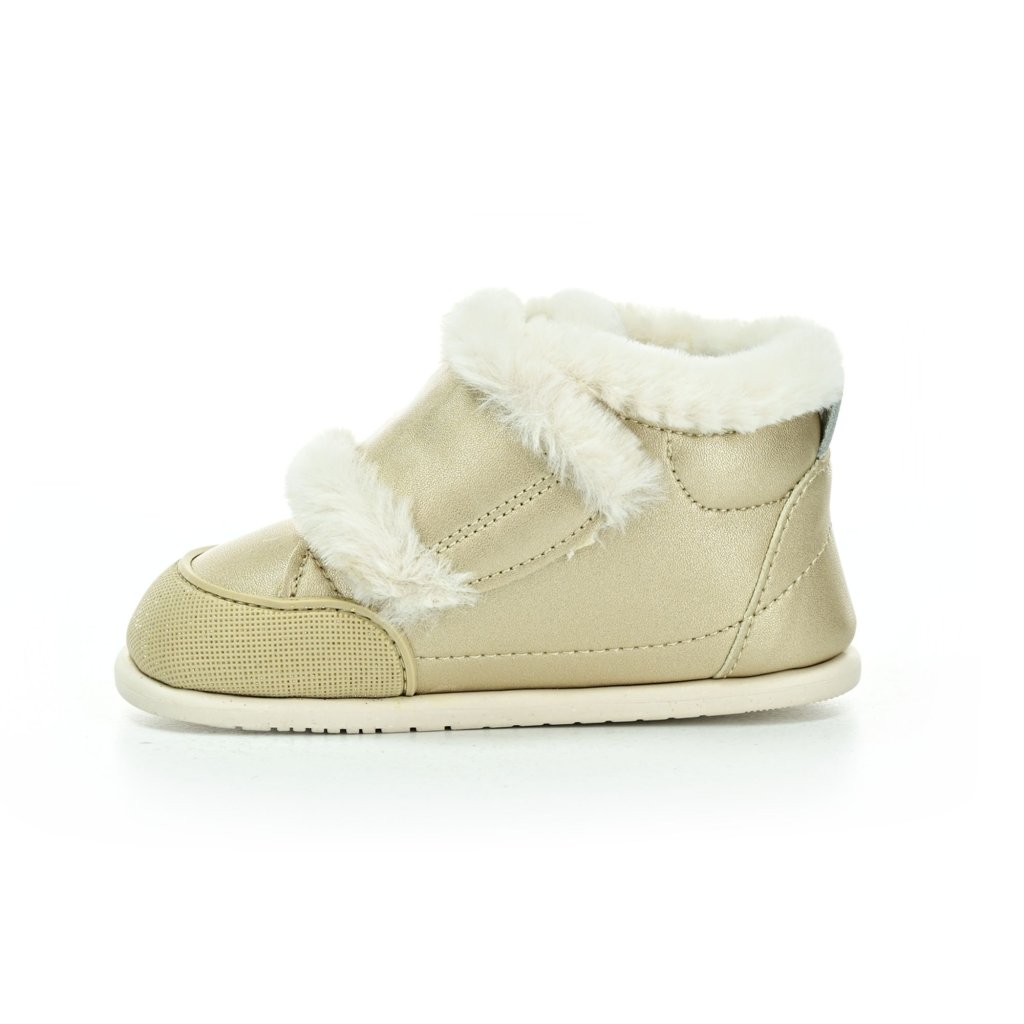Mayoral Botin Respetuoso Pelo Oro goldene Barfuß-Lauflernschuhe