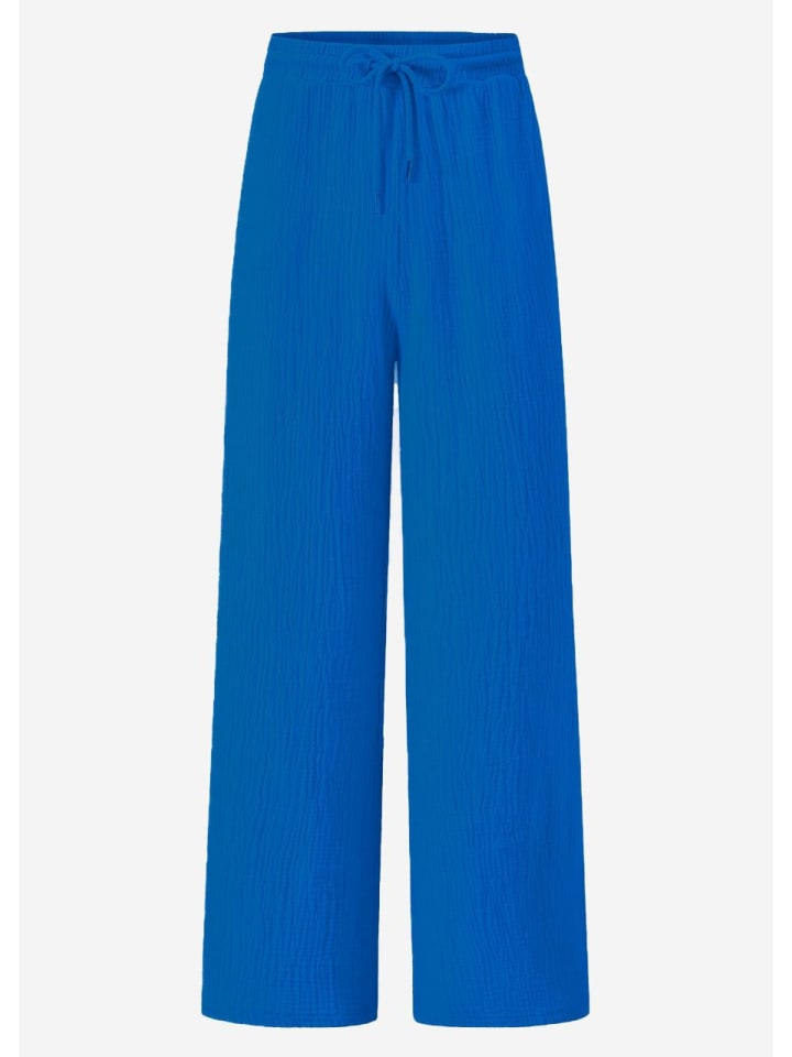 SASSYCLASSY Musselin Hose in Royalblau günstig kaufen