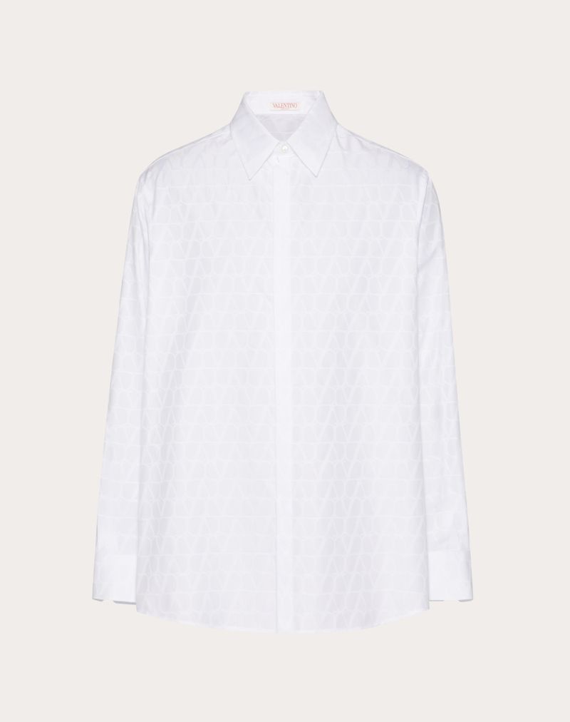 Camisa de algodão popeline com estampa Iconographe Toile