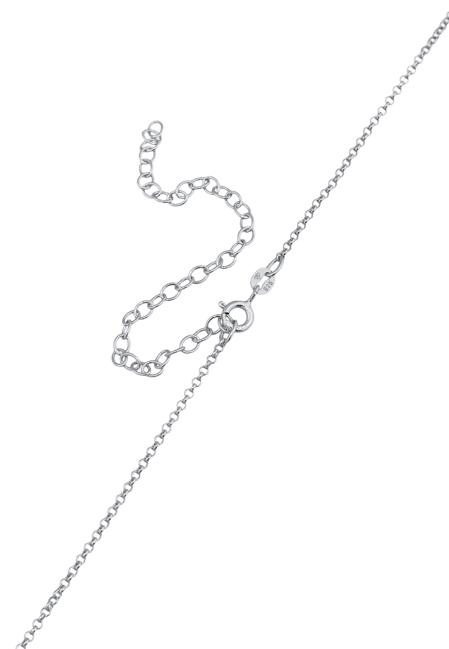 Collana da donna Elli con sfere e cristalli in argento sterling 925.