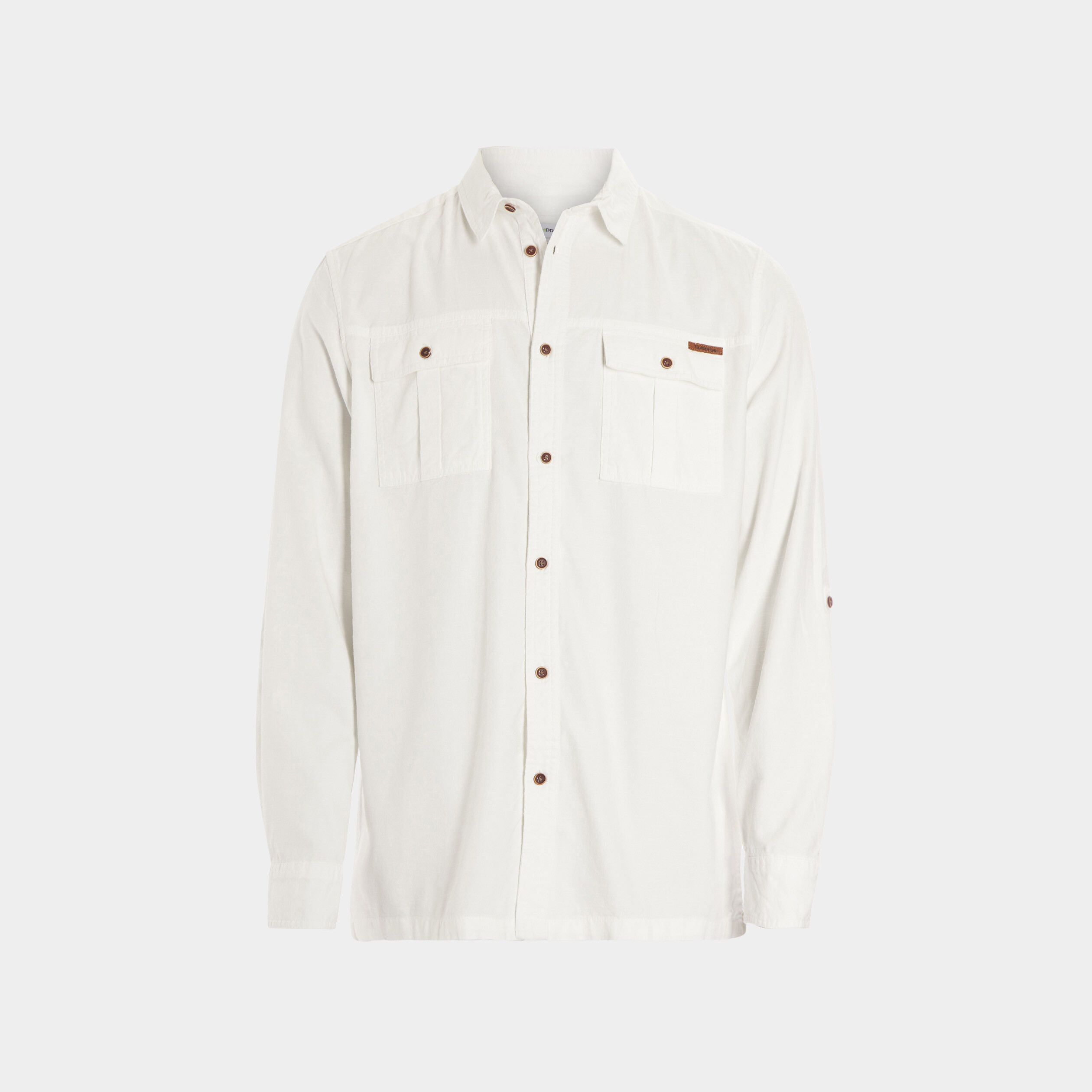 Chemise manches longues Trappeur ivoire homme | La Halle