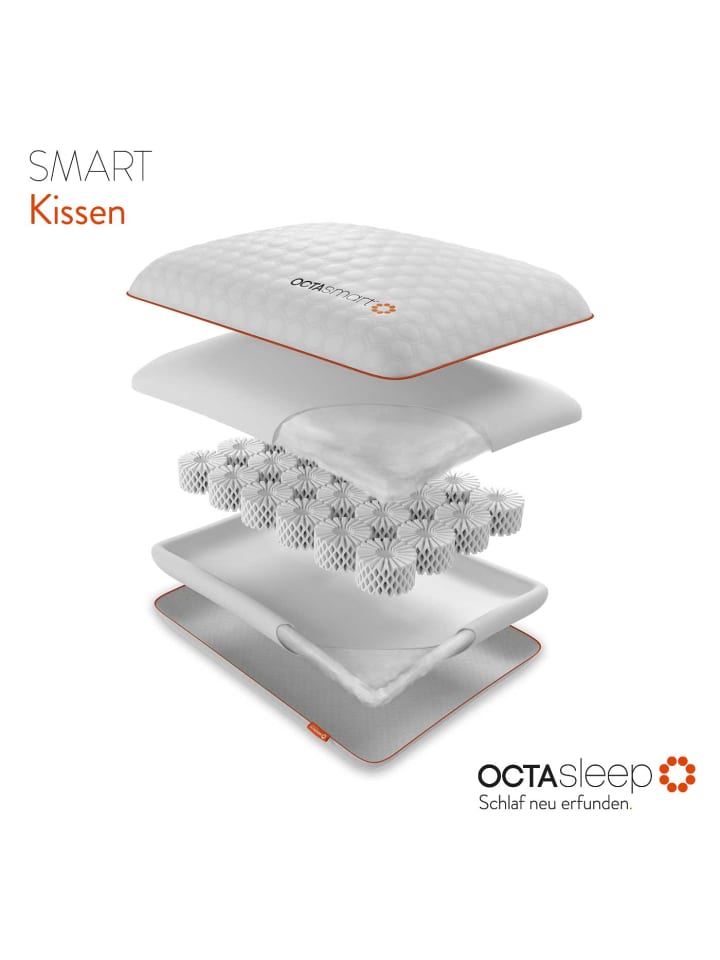 OCTAsleep Kopfkissen Smart Kissen 40x80 in Weiß günstig kaufen onesize
