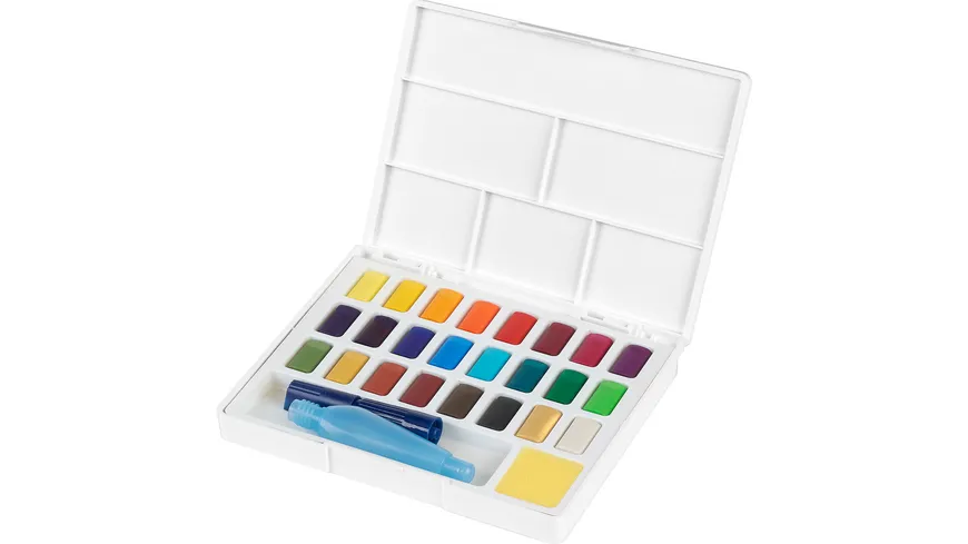 FABER-CASTELL Aquarellfarben in Näpfchen 24er Etui