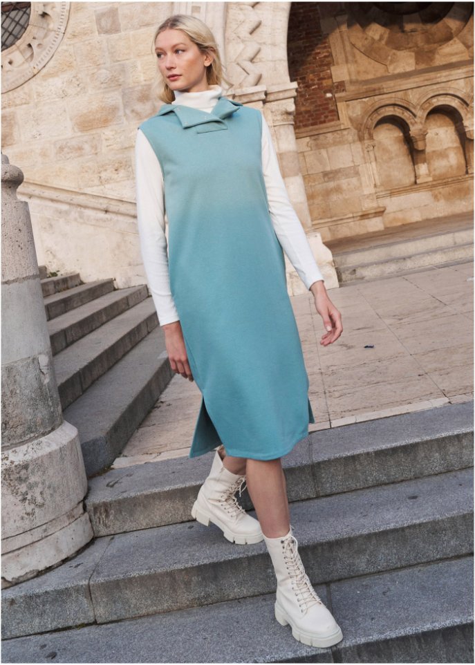 Sweatkleid, Ärmellos