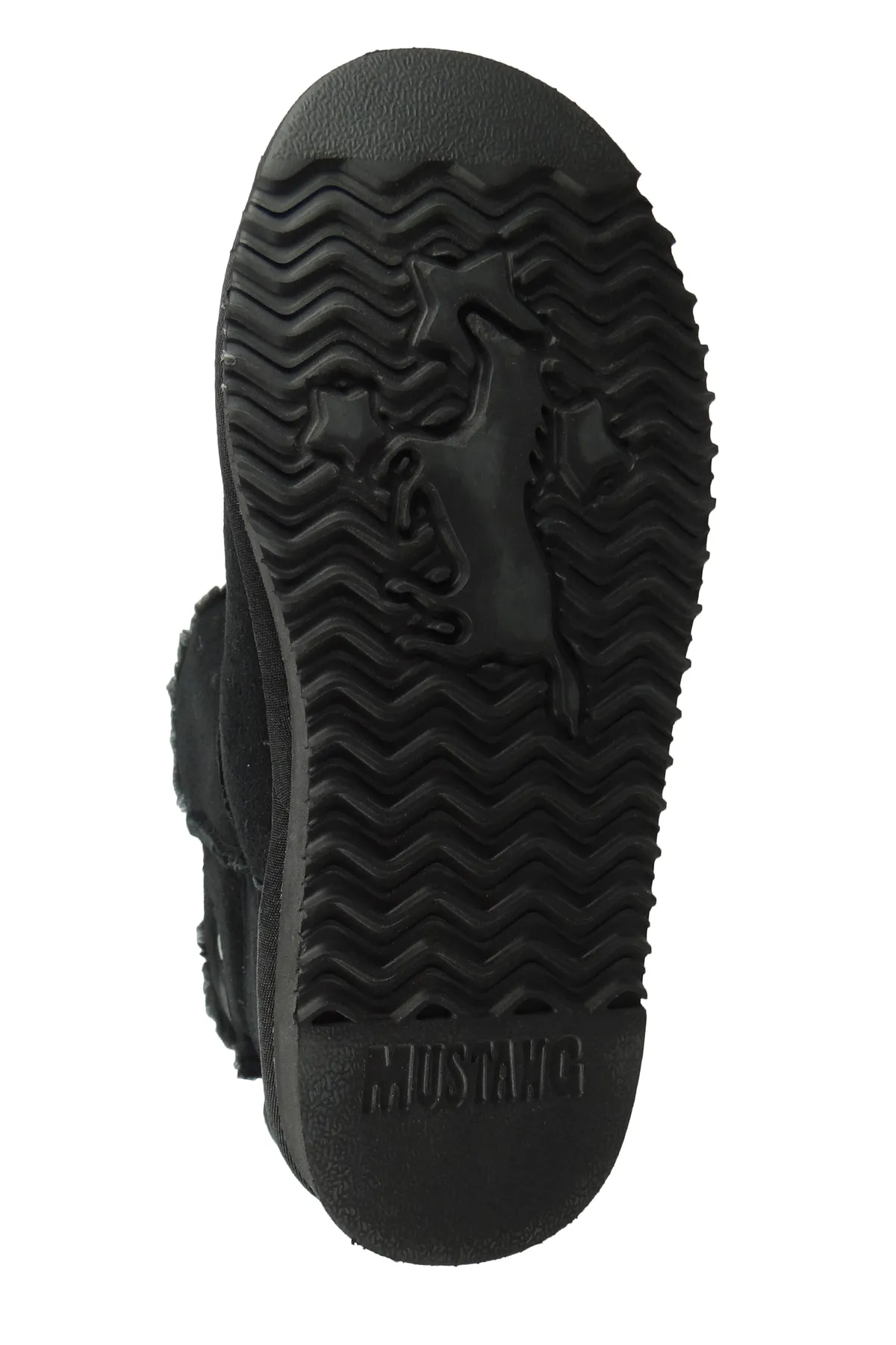 Mustang  Damen Sportliche Stiefelette Winterschuhe 1343606 Schwarz 9 schwarz Leder