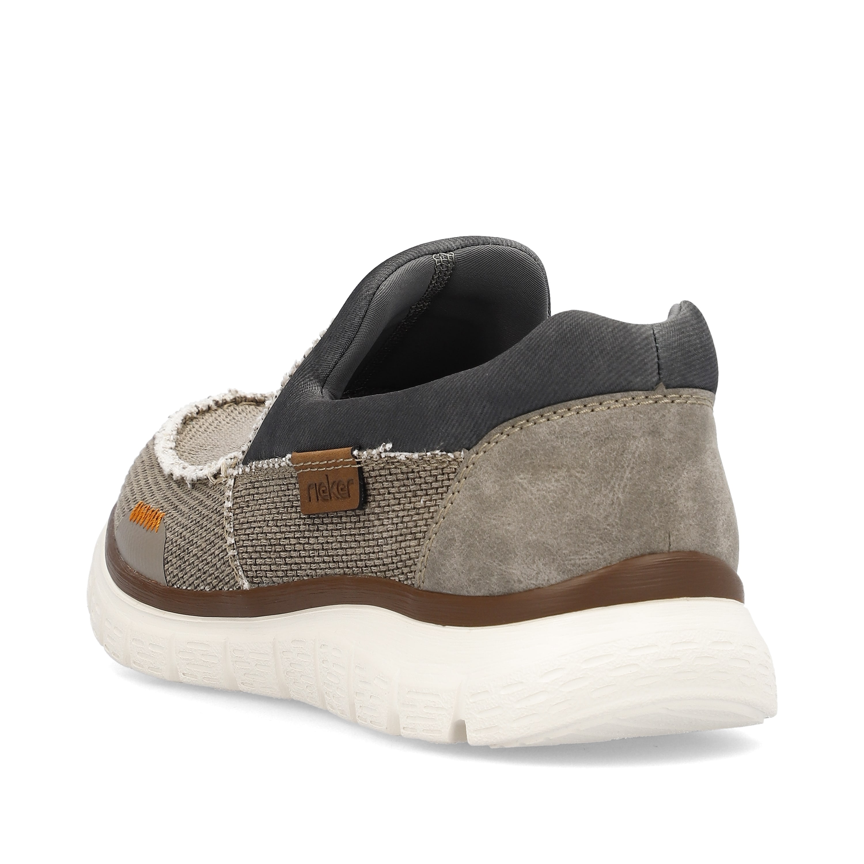 Rieker Herren Slipper beige-grau